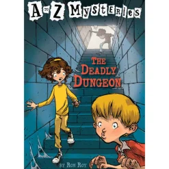 A to Z Mysteries: The Deadly Dungeon (Paperback)