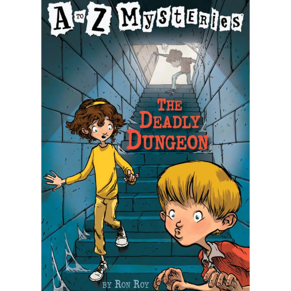A to Z Mysteries: The Deadly Dungeon (Paperback)