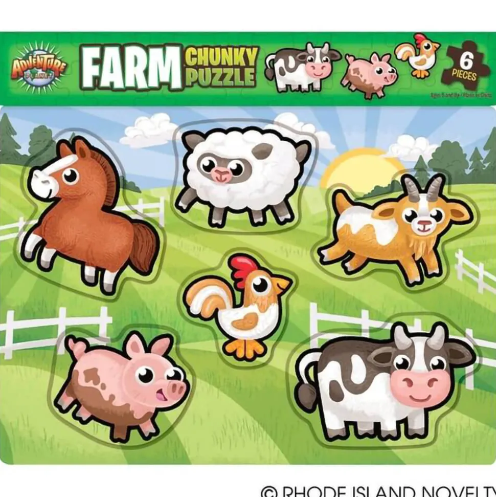 Adventure Planet 6 Piece Chunky Farm Puzzle