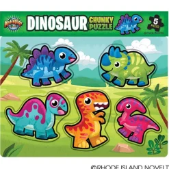 Adventure Planet 6 Piece Chunky Dinosaur Puzzle
