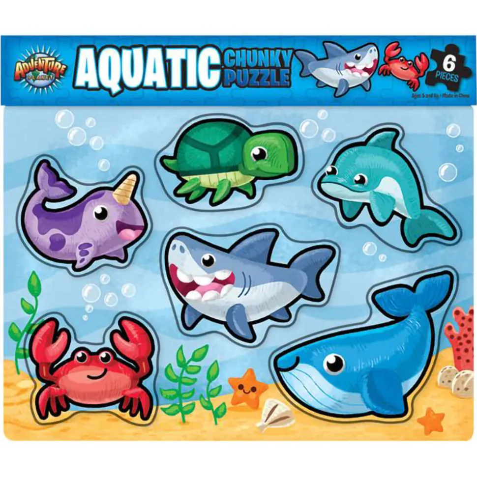 Adventure Planet 6 Piece Chunky Aquatic Puzzle