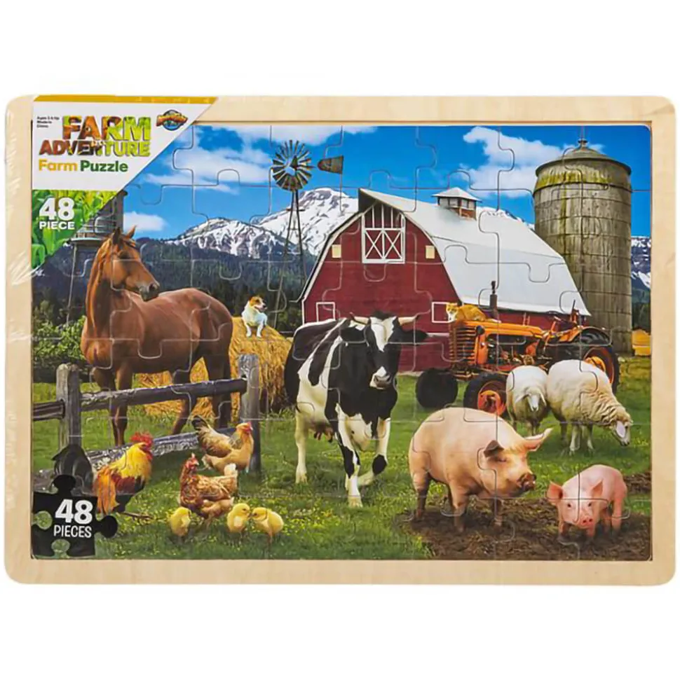 Adventure Planet 48 Piece Farm Jigsaw Puzzle