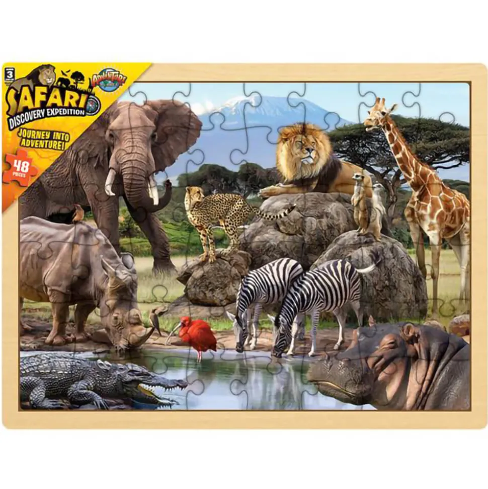 Adventure Planet 48 Piece Safari Jigsaw Puzzle