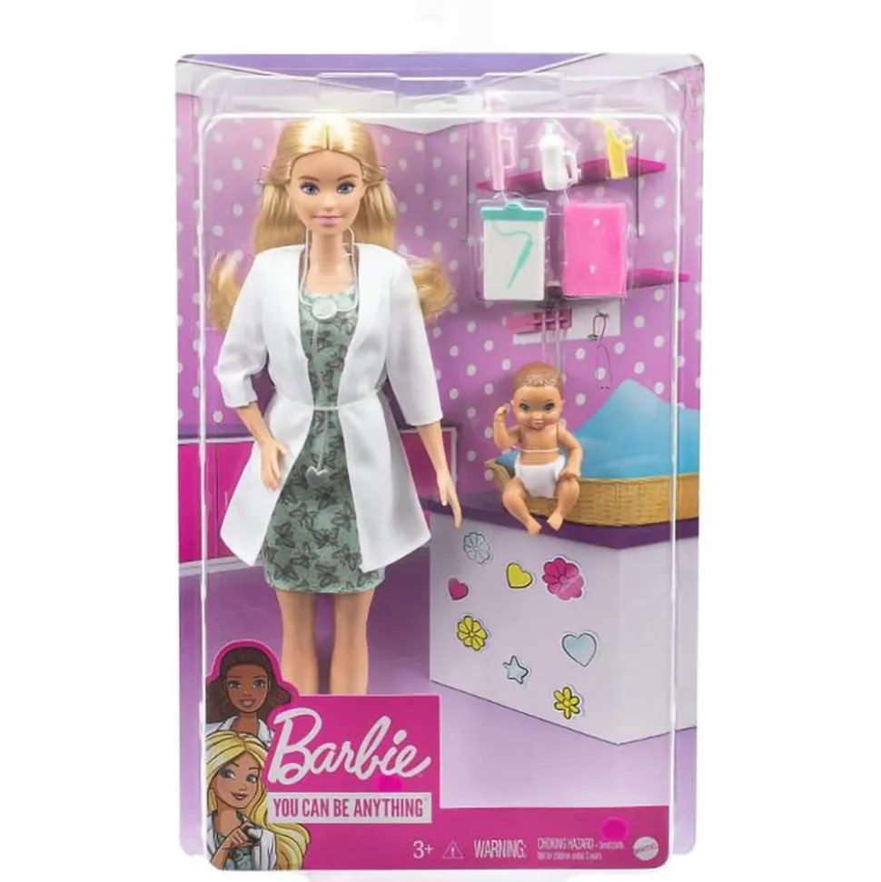 Barbie Doctor Doll Playset with Accessories