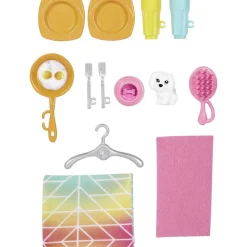 Barbie Dollhouse Playset with 2 Levels&4 Play Areas