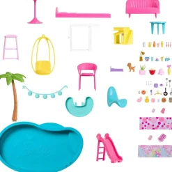 Barbie Dreamhouse with Pool and Slide Playset