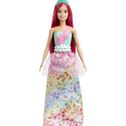 Barbie Dreamtopia Royal Doll With Dark-Pink Hair Wearing Removable Ski