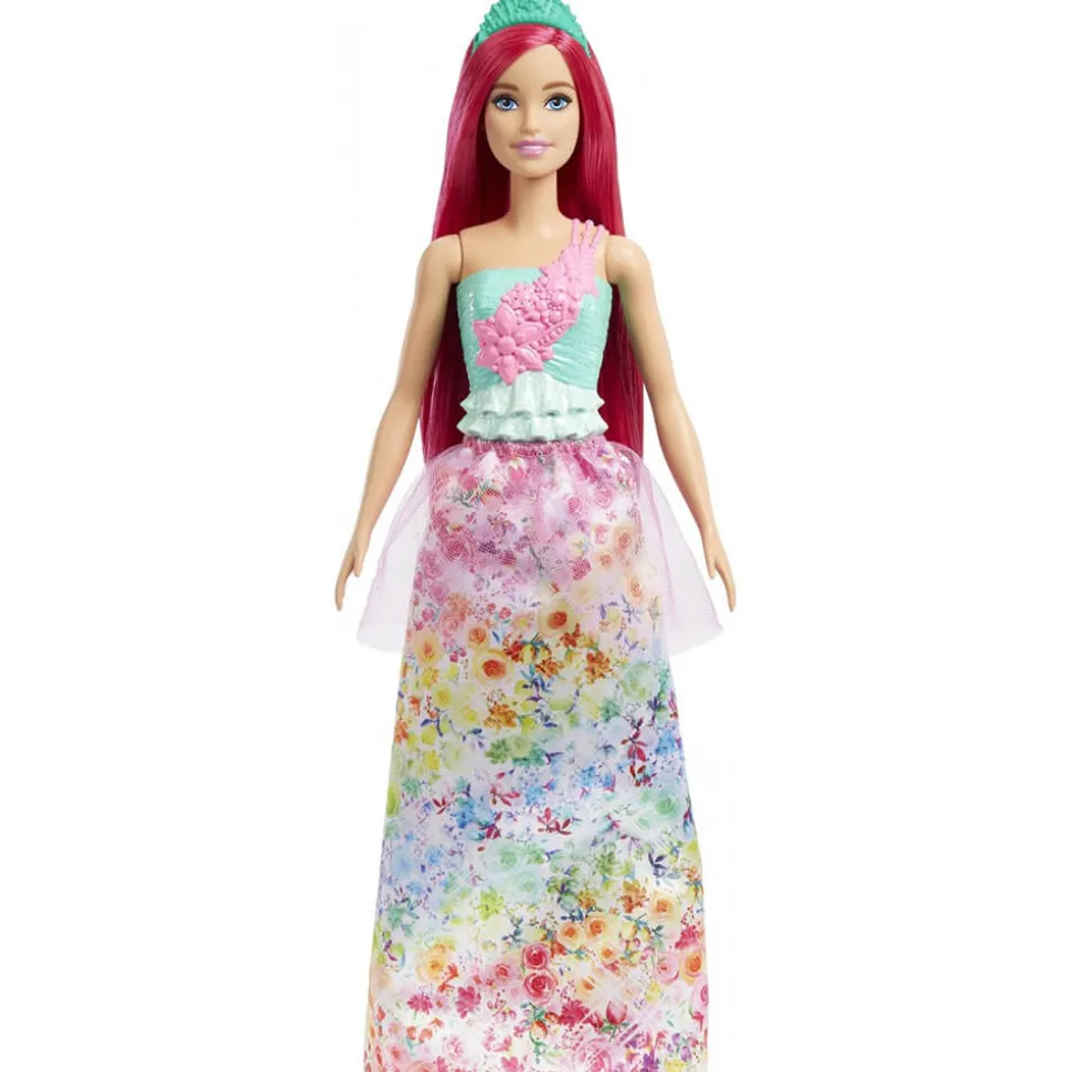 Barbie Dreamtopia Royal Doll With Dark-Pink Hair Wearing Removable Ski
