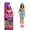 Barbie Fashionistas Doll with Blue Hair&Rainbow Top #218