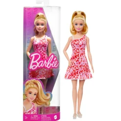 Barbie Fashionistas Doll With Pink Flower Dress #205