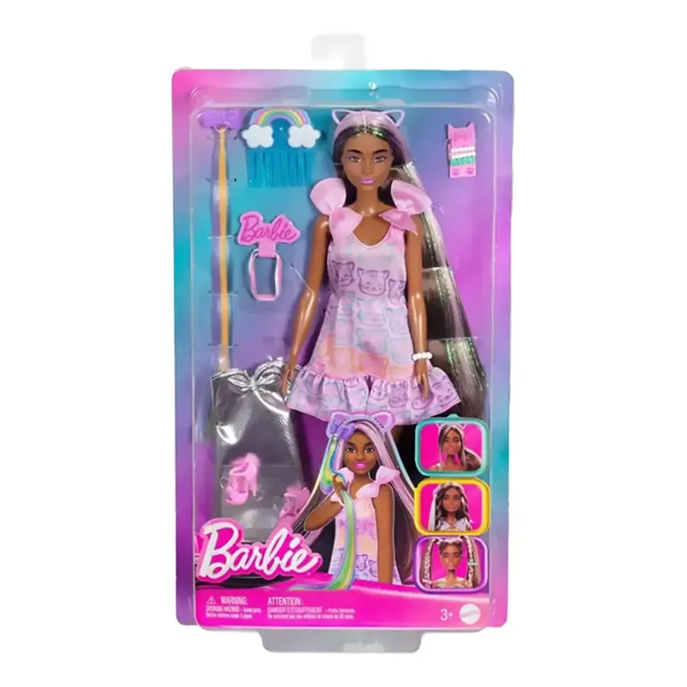 Barbie Fun&Fancy Doll&Accessories Brunette Fashion Doll With Extra