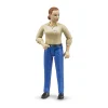 Bruder bWorld Woman with Light Skin&Blue Jeans