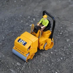 Bruder CAT Asphalt Drum Compactor 1:16 Scale