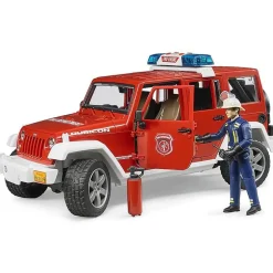 Bruder Jeep Wranger Unlimited Rubicon with Firefighter