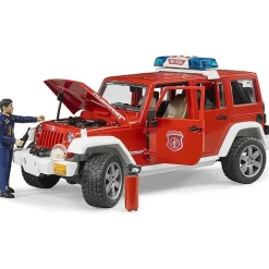 Bruder Jeep Wranger Unlimited Rubicon with Firefighter