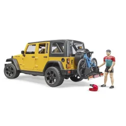 Bruder Jeep Wrangler Rubicon w/ Mountain Bike