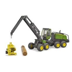 Bruder John Deere Harvester 1270G with Logs