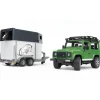 Bruder Land Rover&Horse Trailer Set
