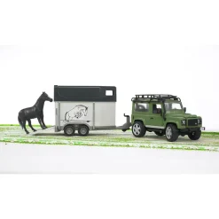 Bruder Land Rover&Horse Trailer Set