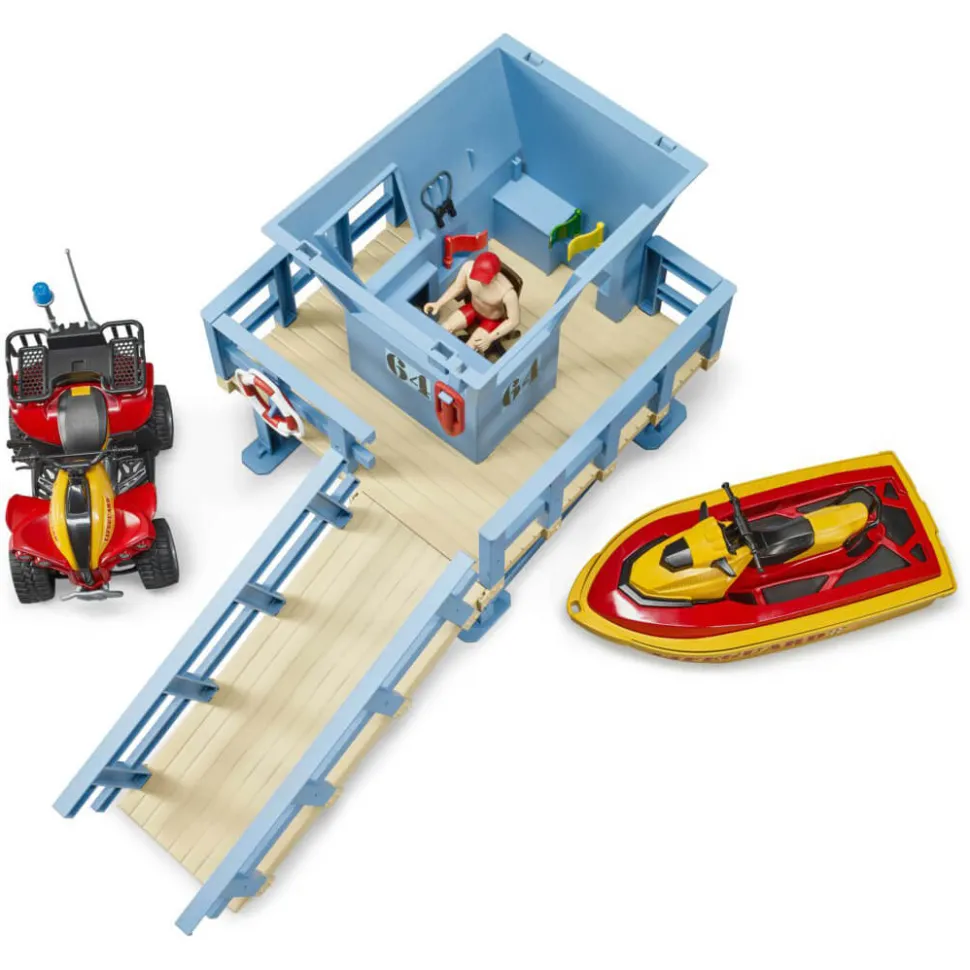 Bruder Life Guard Station&Water Craft