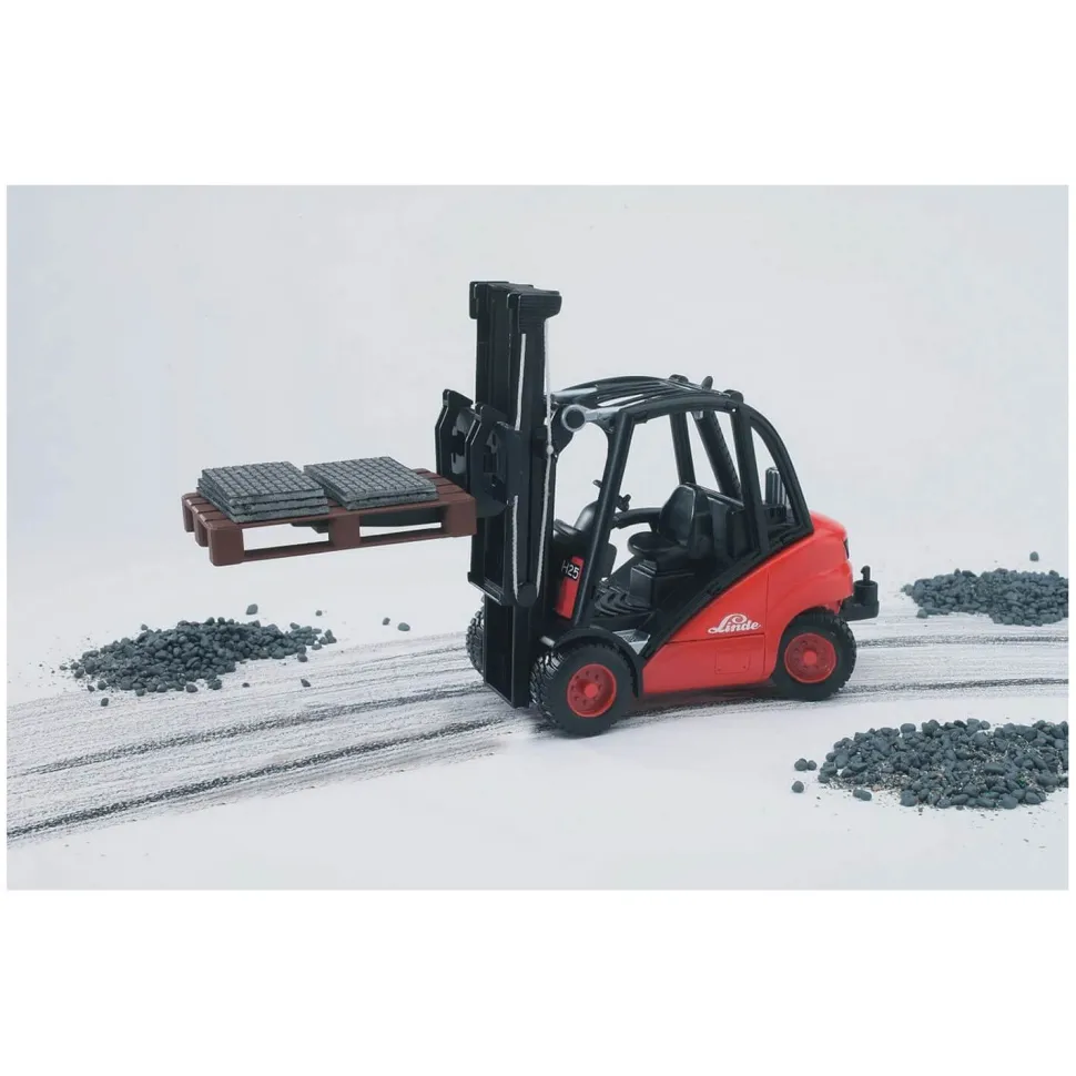 Bruder Linde H30D Forklift w/ Pallet