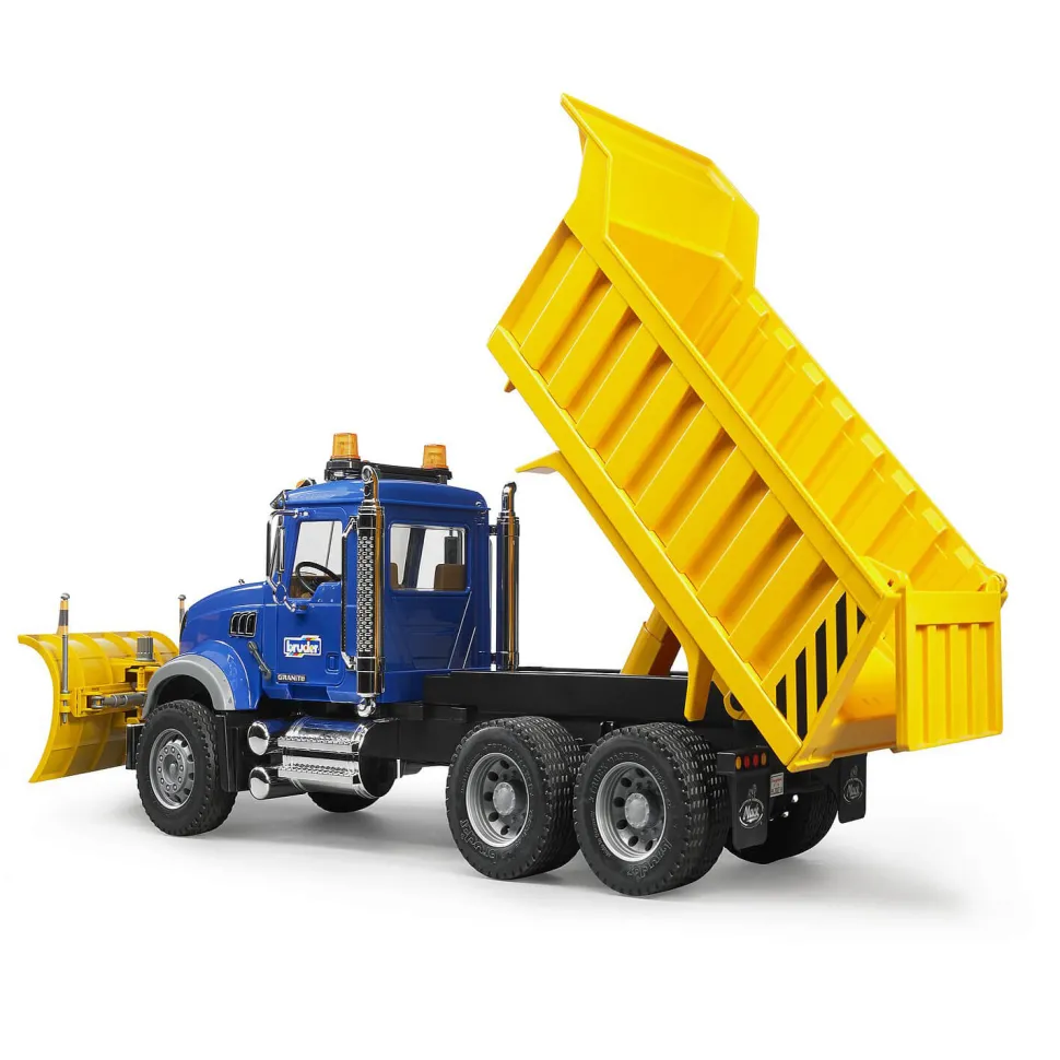 Bruder MACK Granite Dump Truck&Plow