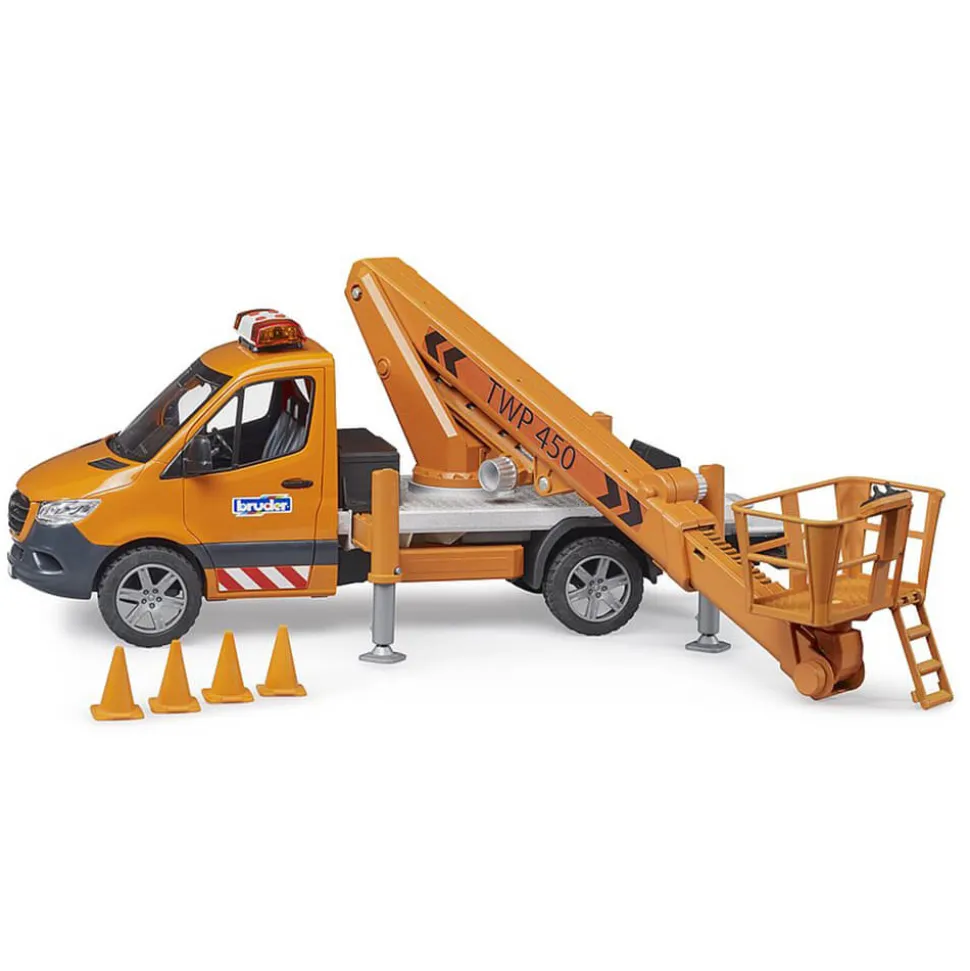Bruder MB Sprinter with Working Platform, Light and Sound 1:16 Scale V