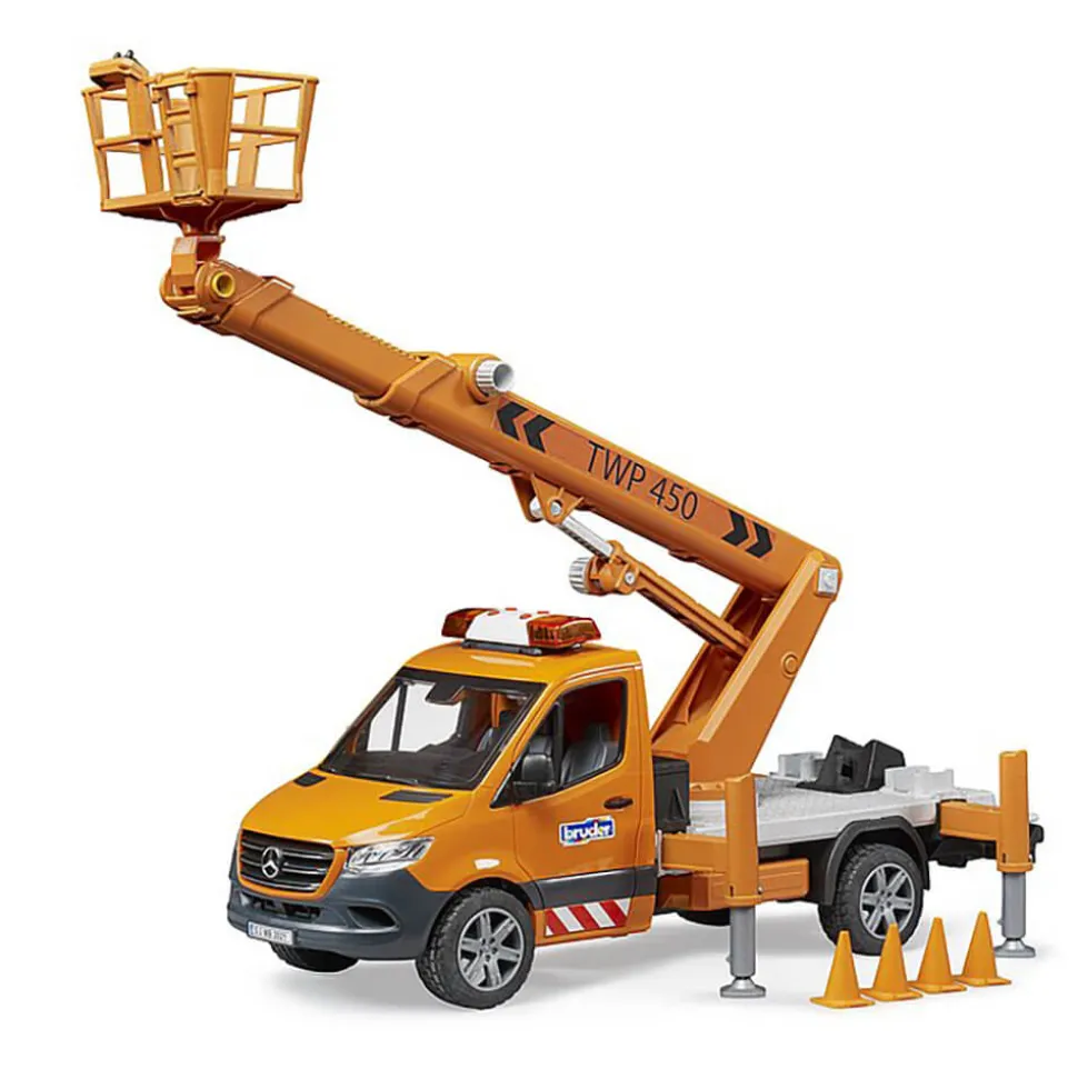 Bruder MB Sprinter with Working Platform, Light and Sound 1:16 Scale V