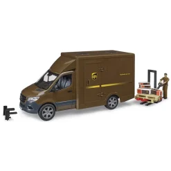Bruder Mercedes Benz Sprinter UPS w/ Driver and Accessories