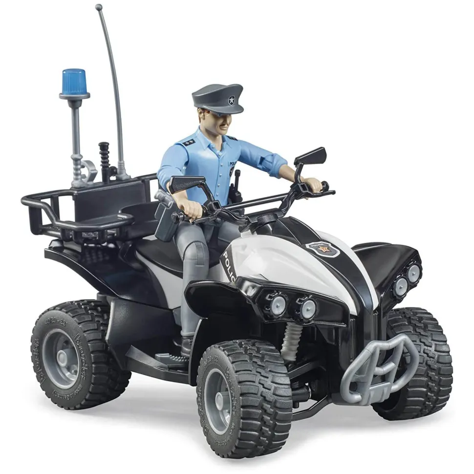Bruder Police Quad with Policeman&Accessories