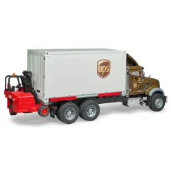 Bruder Pro Series MACK Granite UPS Logistics Truck with Forklift