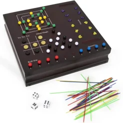 Cardinal Classics Family 10 Game Set with Wooden Storage Case