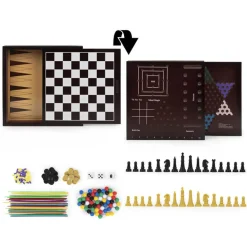Cardinal Classics Family 10 Game Set with Wooden Storage Case