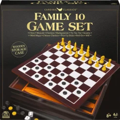 Cardinal Classics Family 10 Game Set with Wooden Storage Case