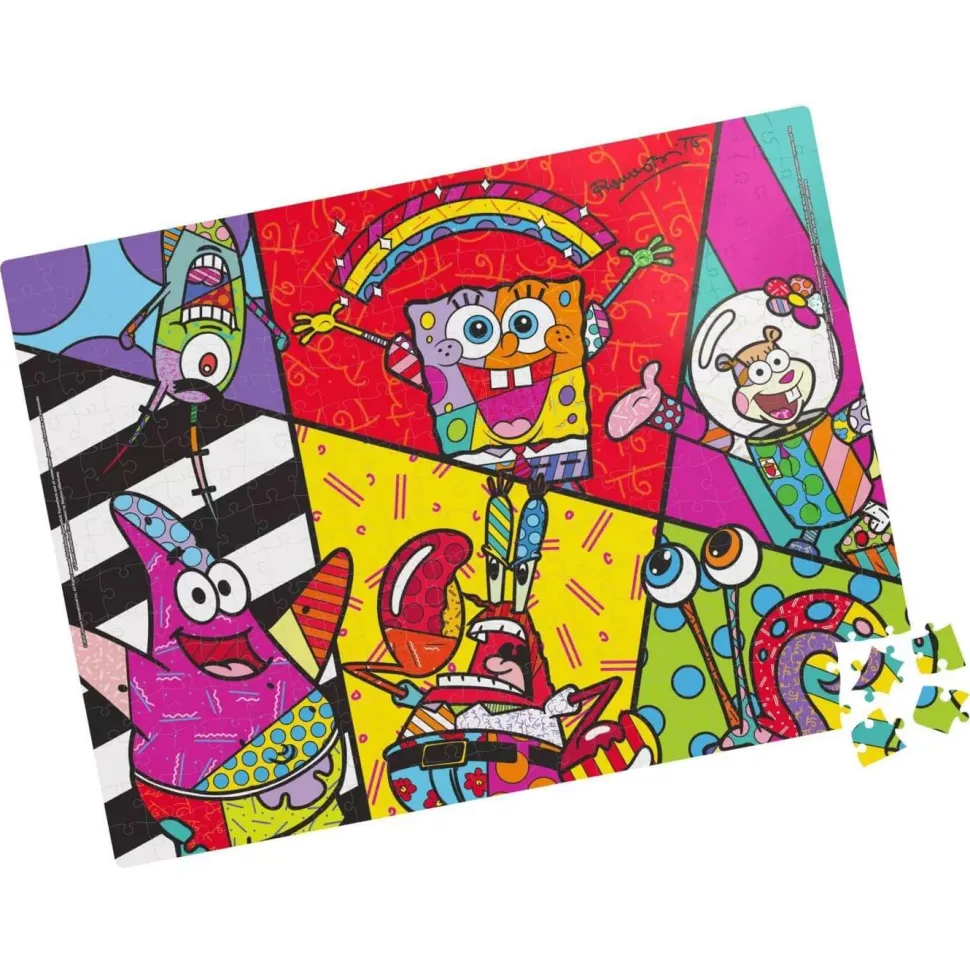 Cardinal Spongebob Squarepants Retro Puzzle