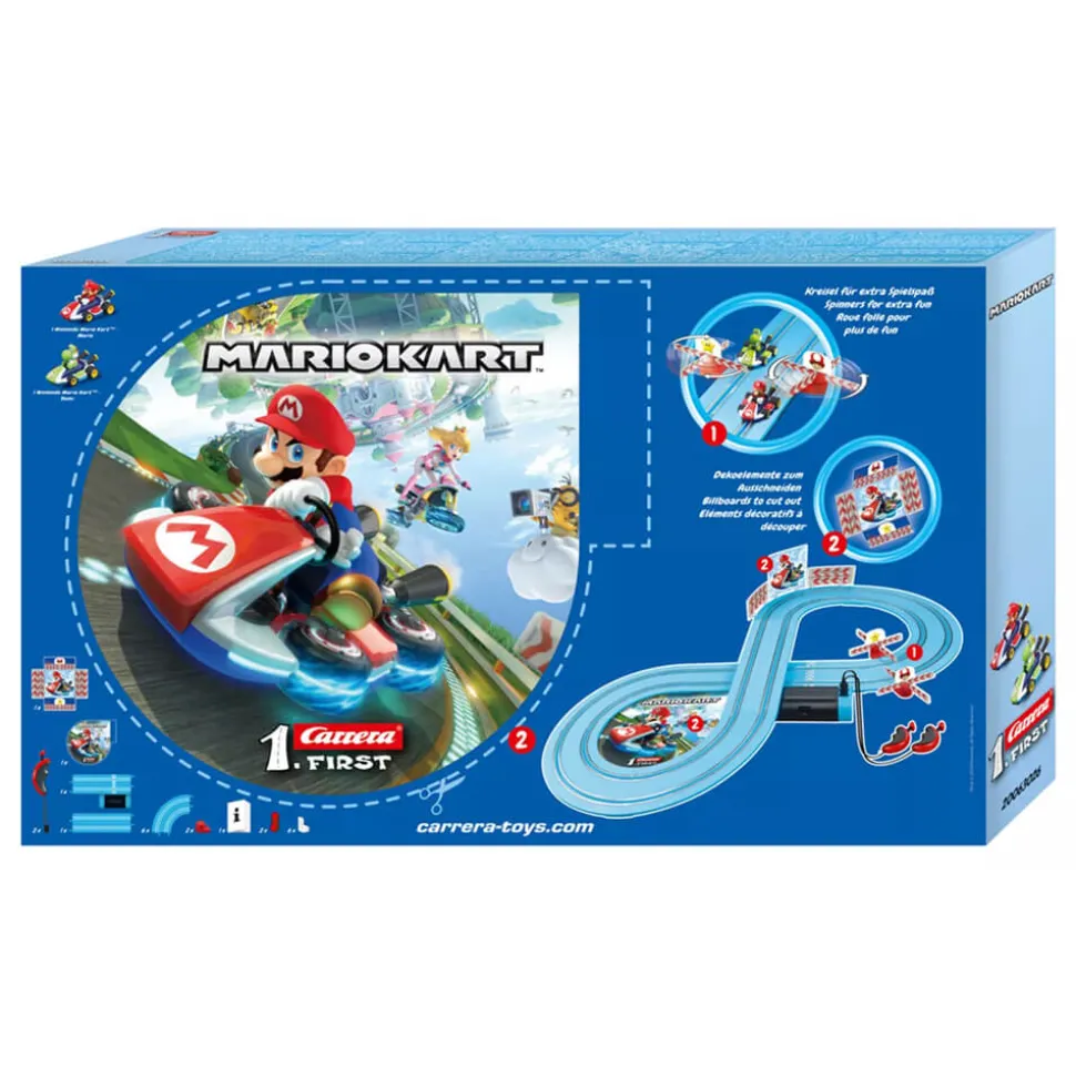 Carrera FIRST Mario First-Mario vs Yoshi 1:50 Scale Slot Car Racing Set
