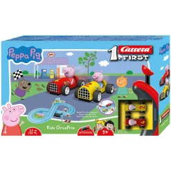 Carrera FIRST Peppa Pig Kids GranPrix Slot Car Racing Set