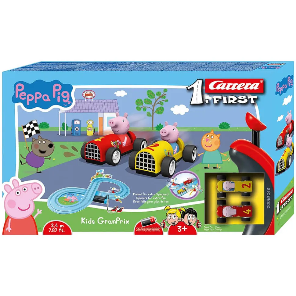 Carrera FIRST Peppa Pig Kids GranPrix Slot Car Racing Set