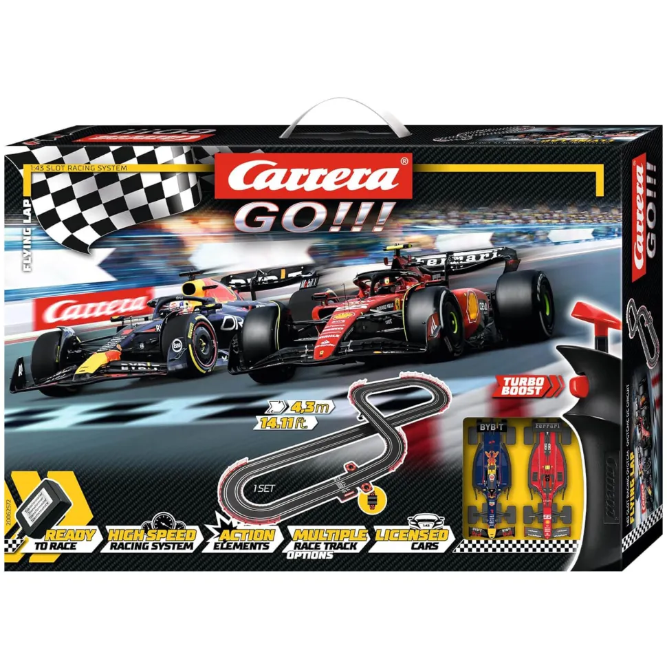 Carrera GO!!! Flying Lap Slot Car Set