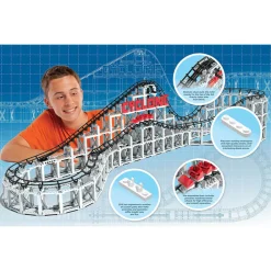 CDX Blocks The Cyclone Roller Coaster 900 Piece Building Kit