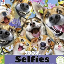 Ceaco Companion Selfies 500 Piece Jigsaw Puzzle