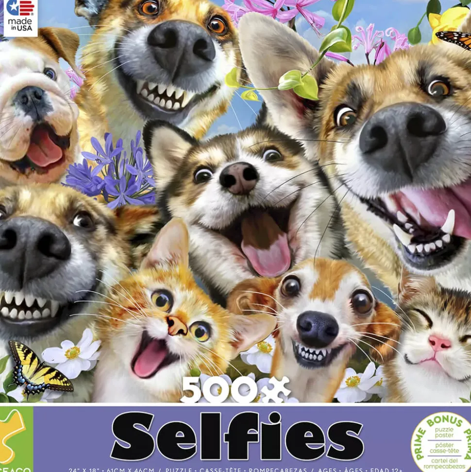 Ceaco Companion Selfies 500 Piece Jigsaw Puzzle
