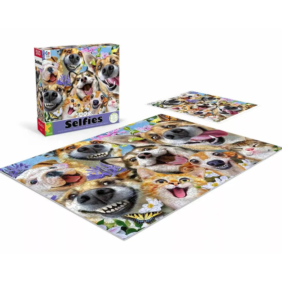 Ceaco Companion Selfies 500 Piece Jigsaw Puzzle