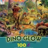 Ceaco Dino Glow Dino Landscape 100 Piece Jigsaw Puzzle