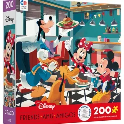 Ceaco Disney Mickey and Minnie Holiday Love 200 Piece Jigsaw Puzzle