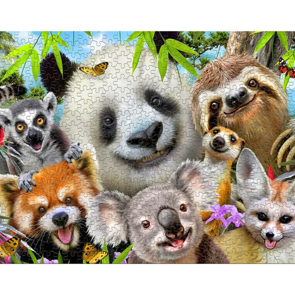 Ceaco Panda and Friends Selfies 500 Piece Jigsaw Puzzle