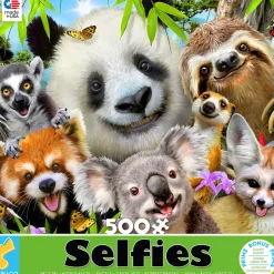 Ceaco Panda and Friends Selfies 500 Piece Jigsaw Puzzle
