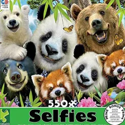 Ceaco Selfies Bear Essentials 550 Piece Jigsaw Puzzle