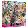 Ceaco Selfies Feline Friends 550 Piece Jigsaw Puzzle