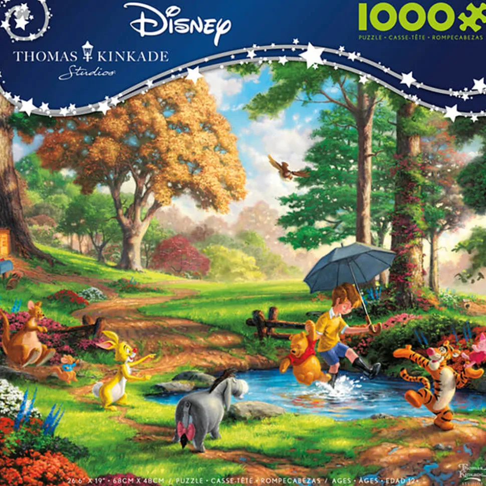 Ceaco Thomas Kinkade Disney's Winnie the Pooh 1000 Piece Jigsaw Puzzle